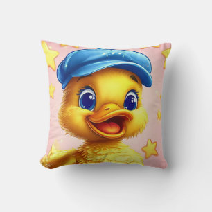 Coussin Canard de dessin animé mignon