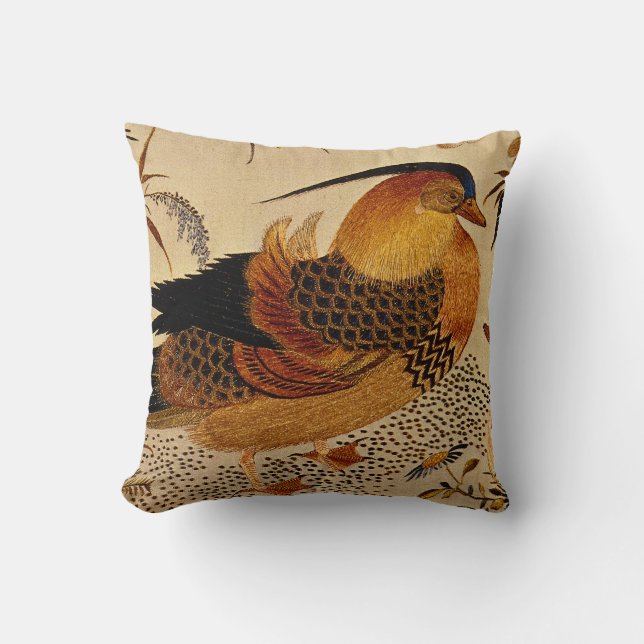 Coussin Canard de mandarine (Recto)