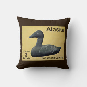Coussin Canard Eider en pierre à savon