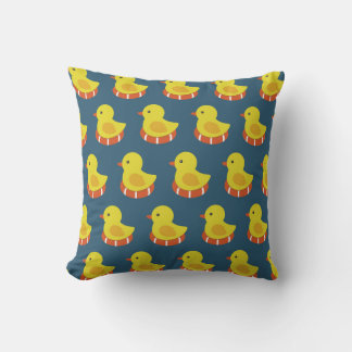 Coussin Canard en caoutchouc jaune, mignon, motif sans sou