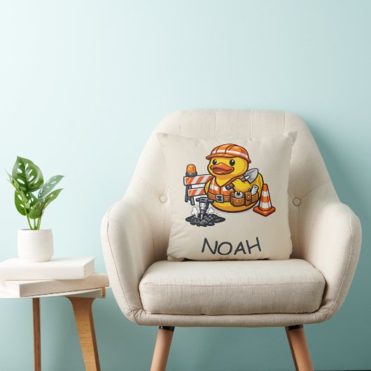 Coussin Canard en caoutchouc ouvrier routier (Chaise)