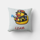 Coussin Canard en Caoutchouc Pompiers (Recto)