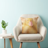 Coussin Canard Jaune Fuzzy Bébé de Pâques Canard (Chaise)