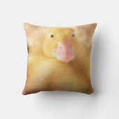 Coussin Canard Jaune Fuzzy Bébé de Pâques Canard (Verso)