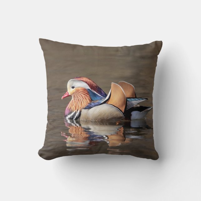 Coussin Canard mandarin (Recto)