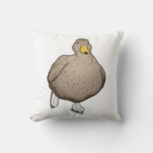 Coussin Canard Patinage sur glace Patins sur glace