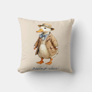 Coussin Canard personnalisé à l'ancienne mignon