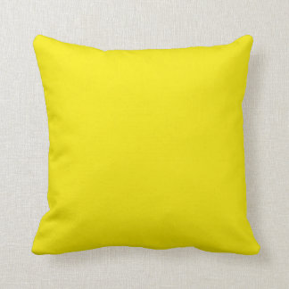 Coussin Canari clair solide jaune