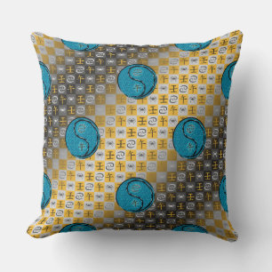 Coussin Cancer & Cheval d'eau