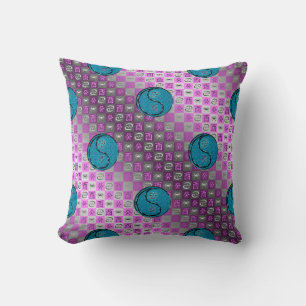 Coussin Cancer & Coq d'eau