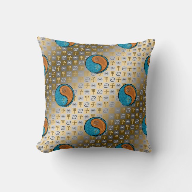 Coussin Cancer & Rat de Bois (Recto)