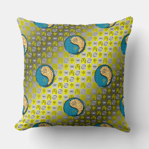 Coussin Cancer & Singe de Feu