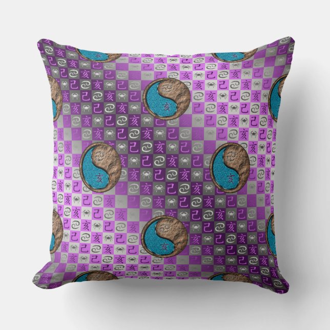 Coussin Cancer & Terre Sanglier (Recto)