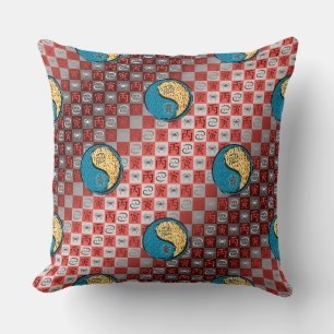 Coussin Cancer & Tigre de Feu