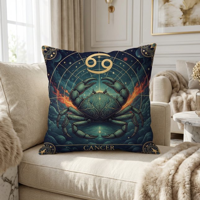 Coussin Cancer Zodiaque Céleste (Créateur téléchargé)