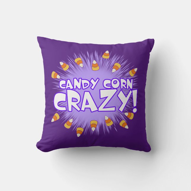 Coussin Candy Corn CRAZY ! (Recto)
