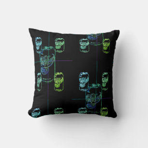 Coussin Canettes d'art pop