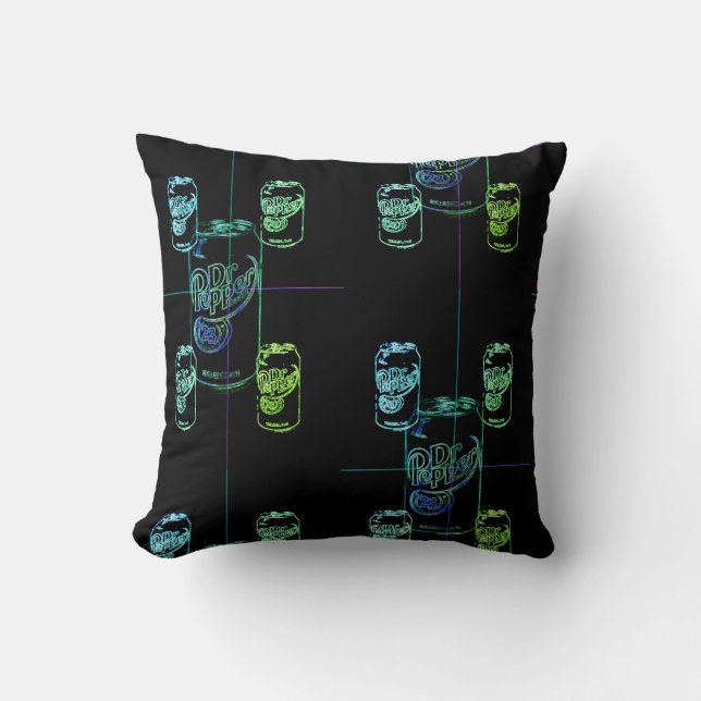 Coussin Canettes d'art pop (Recto)