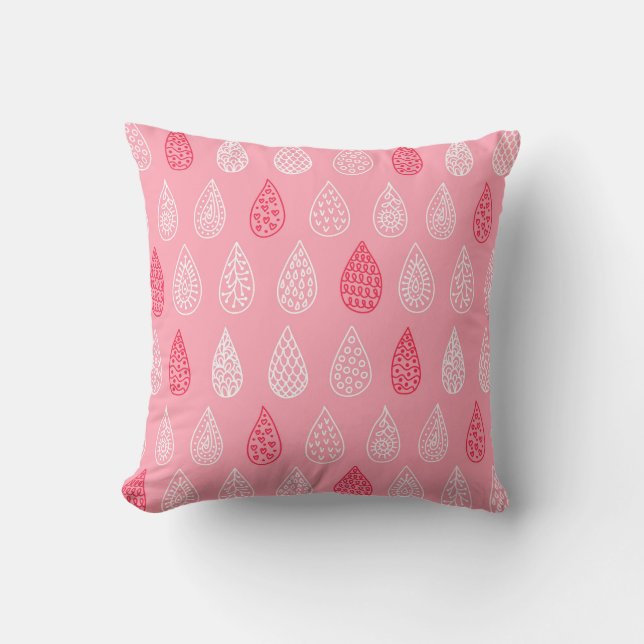 Coussin Canicule : motif vintage (Recto)