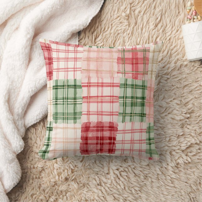 Coussin Canneberges Vertes Rouges Blanches (Couverture)