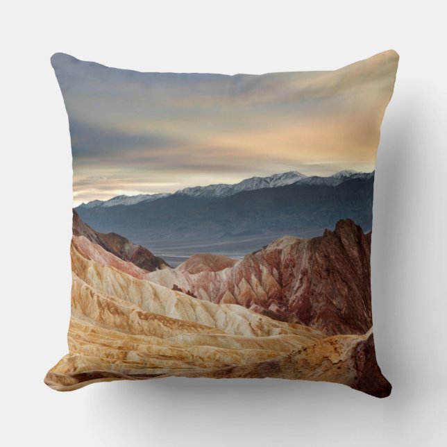 Coussin Canyon d'or au coucher du soleil (Recto)