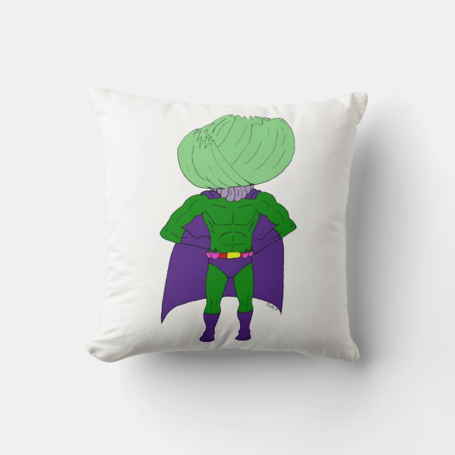 Coussin Capitaine Cabbage (Recto)