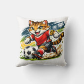 Coussin Capitaine Chat : La Course de Foot (Verso)