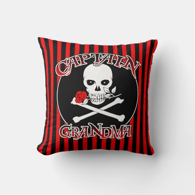 Coussin Capitaine Grand-mère Jeteuse (Recto)