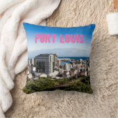 Coussin Capitale Maurice de Port Louis Skyline (Couverture)
