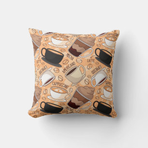Coussin Cappuccino, Espresso, Latte, Mocha, Americano Amus