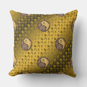 Coussin Capricorne & Cheval de feu