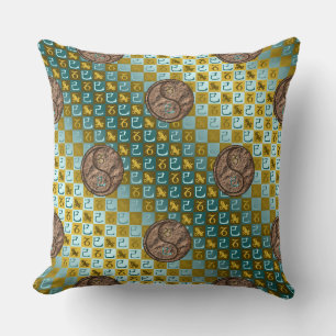 Coussin Capricorne & Serpent de terre