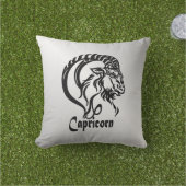 Coussin Capricorne Zodiaque de chèvre de mer (Herbe)