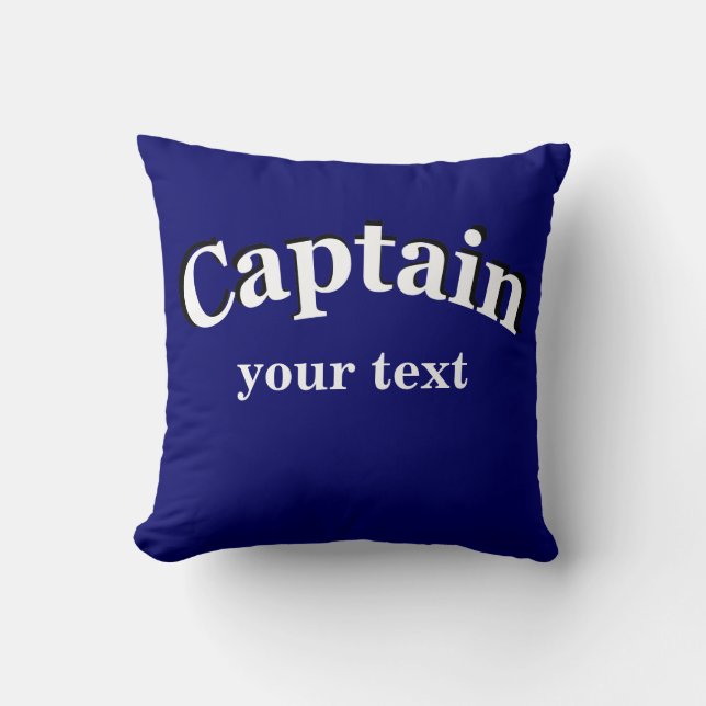 Coussin Captain pour personnaliser (Recto)