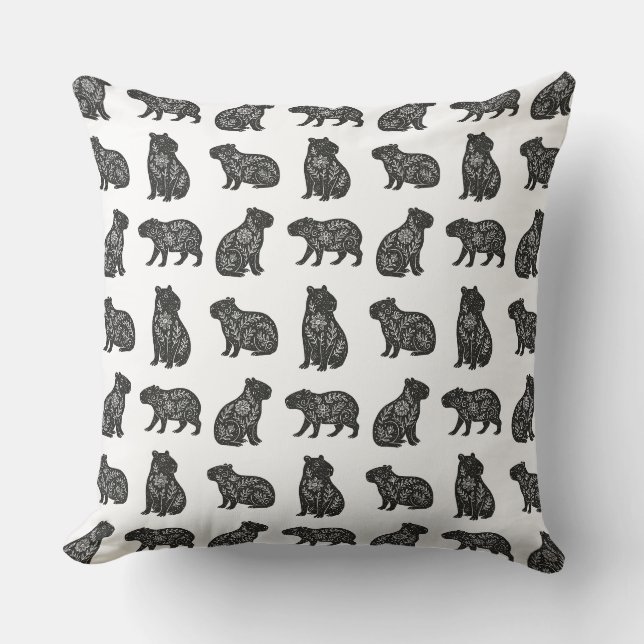 Coussin Capybaras (Recto)