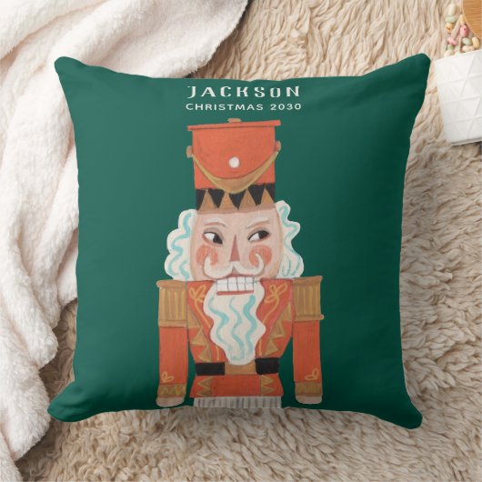 Coussin Caractère de ballet de craquelette Vert (Couverture)