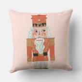 Coussin Caractère de ballet de craqueur rose (Verso)