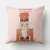 Coussin Caractère de ballet de craqueur rose (Recto)