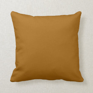 Coussin Caramel solide Pop orange de couleur