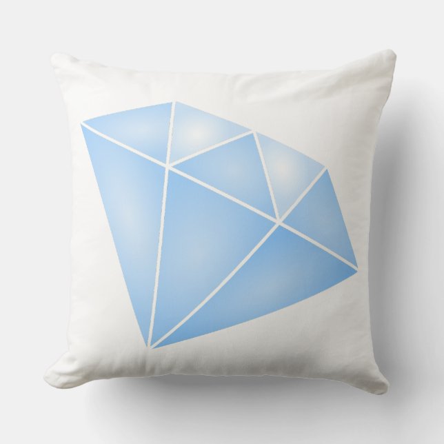 Coussin Carat diamant bleu brillant (Recto)