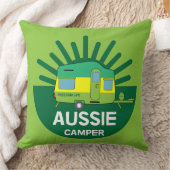 Coussin Caravane australienne | Aussie Caravaner | Camp T (Couverture)
