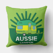 Coussin Caravane australienne | Aussie Caravaner | Camp T (Verso)