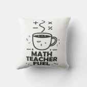Coussin Carburant pour professeur de mathématiques (Verso)