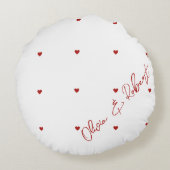 Coussin cardiaque personnalisé pour les couples (Dos)