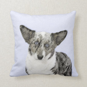 Coussin Cardigan Welsh Corgi Peinture - Chien d'art origin