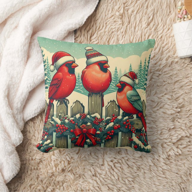 Coussin Cardinal de Noël (Couverture)