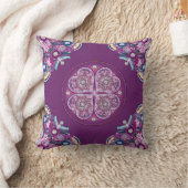 Coussin Cardinal rouge Rosace (Couverture)