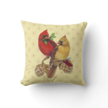 Cardinaux d'hiver Pine et Holly