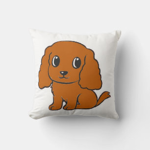 Coussin caricature cavalier kcs ruby