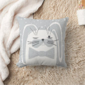 Coussin Caricature de lapin, symbole 2023. (Couverture)